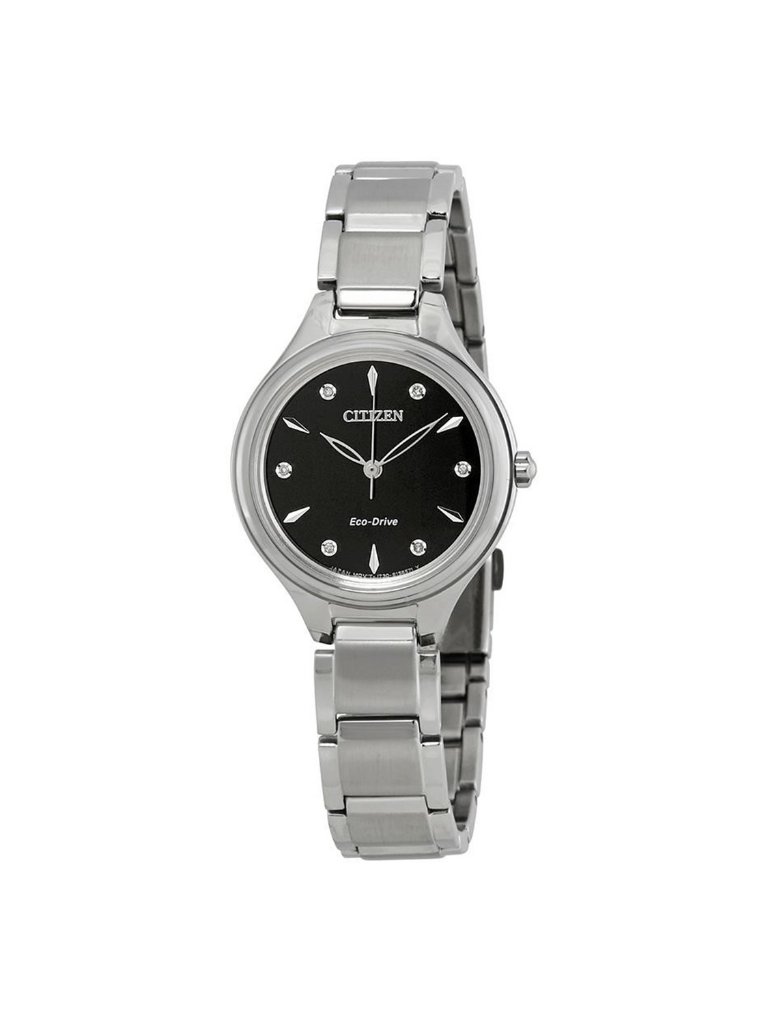 Nwt Citizen Corso Diamond Black Diamond Dial Ladies Watch